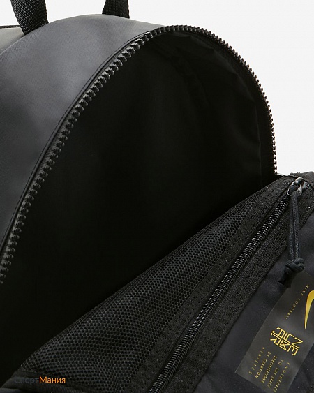 BA5537-010 Детский футбольный рюкзак Nike Neymar Jr черный, желтый