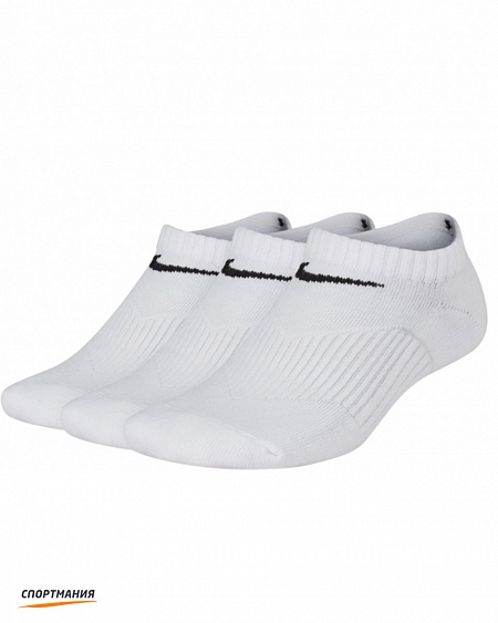 SX4721-101 Детские носки Nike Yth Cushion No Show (3 пары) белый