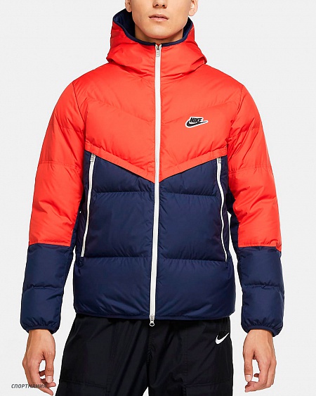 CU4404-673 Пуховик Nike Sportswear Down Fill Jacket темно-синий, красный