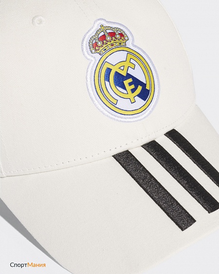 CY5600 Кепка Adidas Real Madrid 3-Stripes белый, черный