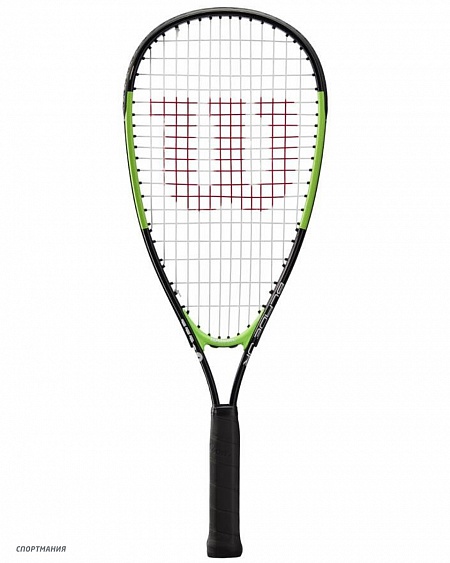 WRT911130 Ракетка для сквоша Wilson Blade Junior SQ RKT зеленый, черный, красный