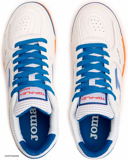 TOPS2122IN Футзальная обувь Joma Top Flex белый, синий