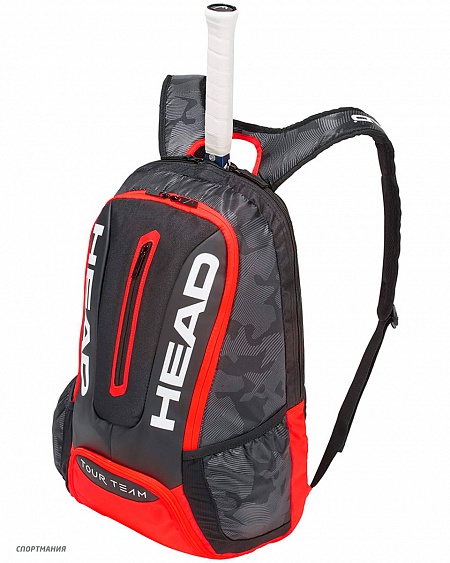 283148 Рюкзак спортивеый Head Tour Team черный, красный, белый