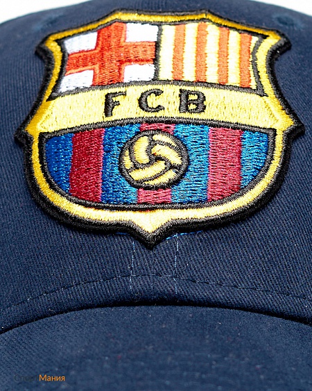 107734 Бейсболка Atributika&Club Barcelona темно-синий, красный