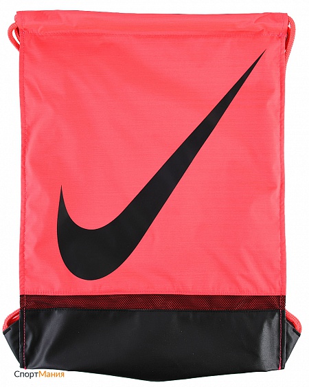 BA5424-610 Рюкзак-мешок Nike ярко-оранжевый, черный
