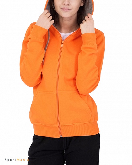 17W-28/50 Толстовка Style Women оранжевый, серый