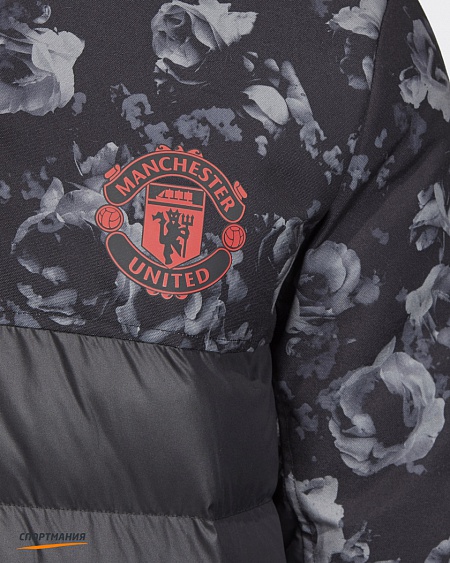 DX9066 Утепленная куртка Adidas Manchester United Padded серый, черный