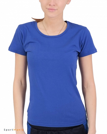 02W-16 Футболка женская Galant синий
