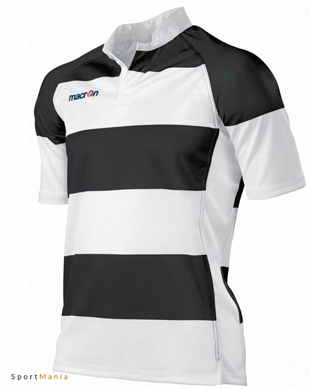 60040901 Футболка Macron Forge белый, черный