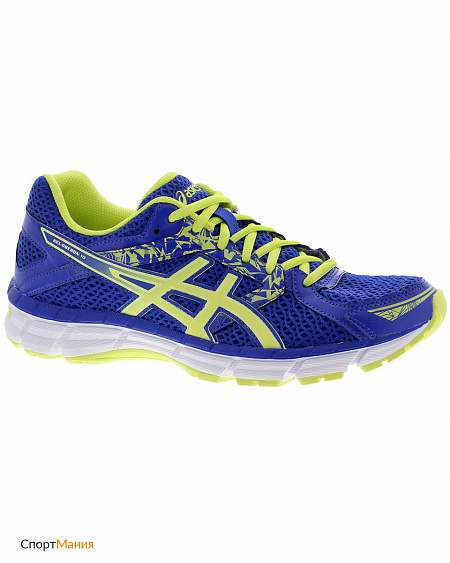 T5N6N-4885 Кроссовки беговые женские Asics Gel-Oberon 10 синий, светло-зеленый