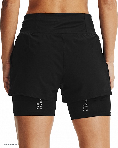 1356213-001 Шорты для бега Under Armour Run Anywhere 2N1 черный