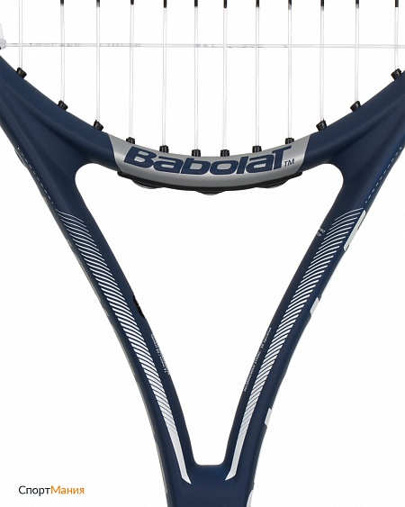 121186 Теннисная ракетка Babolat Pulsion 105 темно-синий, белый