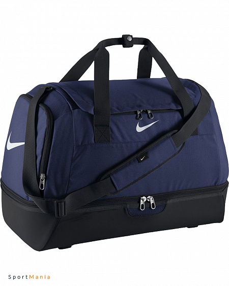 BA5195-410 Сумка с двойным дном Nike Club Team синий, черный