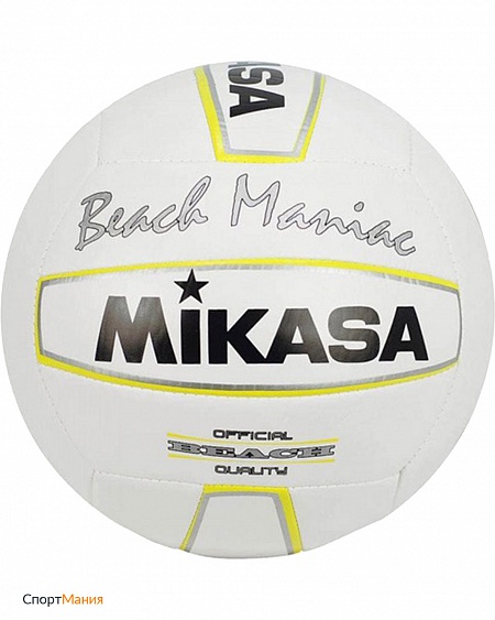 VXS-BM3 Мяч для пляжного волейбола Mikasa VXS белый, желтый