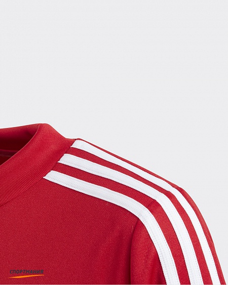 D95939 Детский тренировочный джемпер Adidas Tiro19 красный