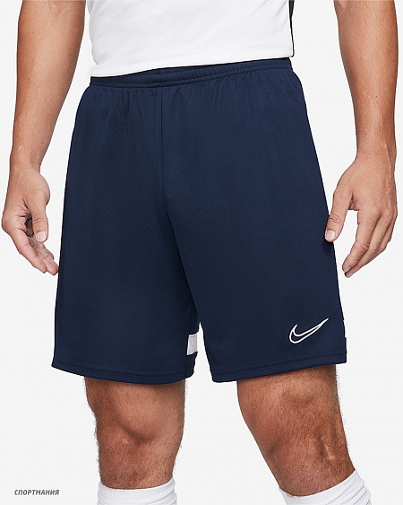 CW6107-451 Шорты Nike Academy 21 Knit Short темно-синий, белый