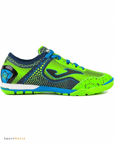 EVOW.711.IN Футзалки Joma Evo Flex светло-зеленый, синий