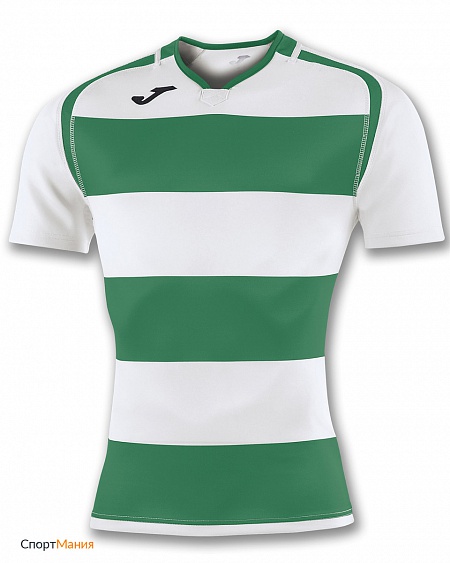 100735.450 Футболка игровая Joma Prorugby II зеленый, белый