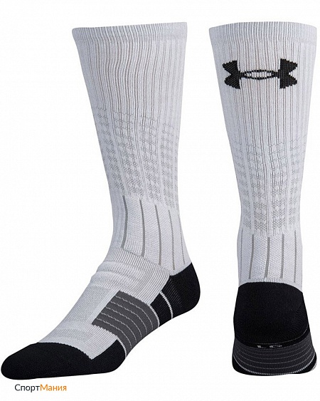 1312519-100 Носки Under Armour Unrivaled Crew белый, черный
