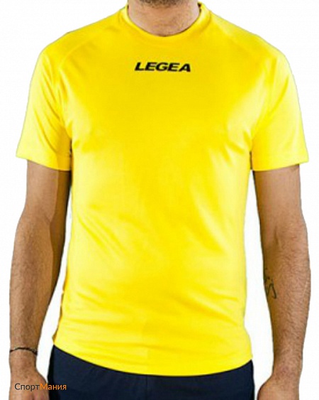 M1062-0007 Футболка игровая Legea Maglia Lipsia желтый