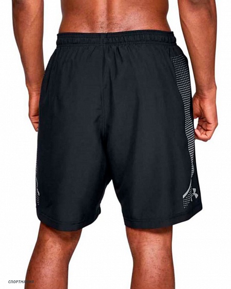 1309651-003 Шорты для бега Under Armour Woven Graphic черный, белый