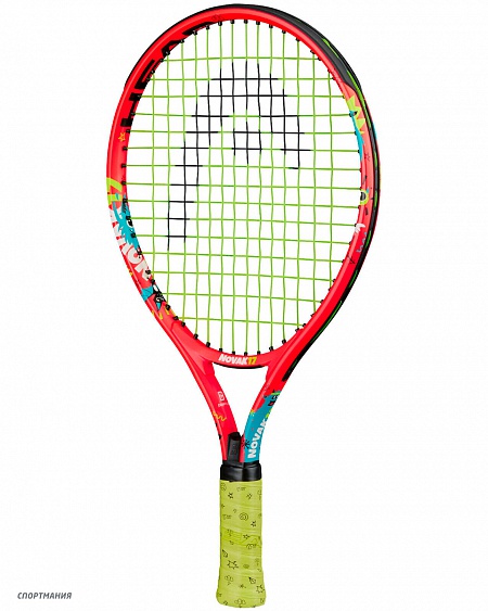 233540SC05 Теннисная ракетка Head Novak 17 красный, салатовый, черный