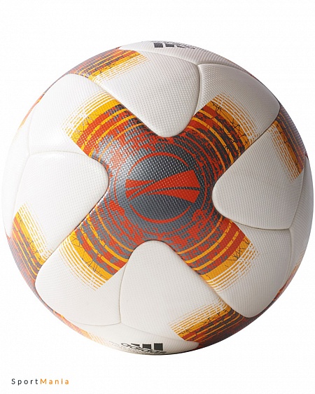 BQ1874 Мяч футбольный Adidas UEFA Europa League белый, оранжевый, желтый