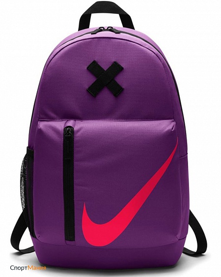 BA5405-533 Рюкзак детский Nike Elemental фиолетовый, ярко-оранжевый, черный