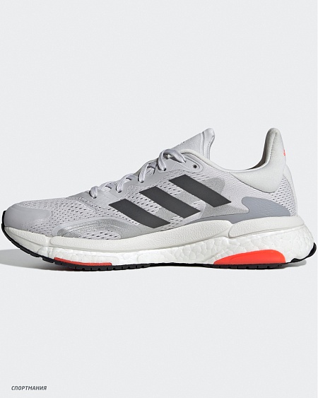 H67350 Кроссовки беговые Adidas Solarboost 3 серый, беелый, красный, черный
