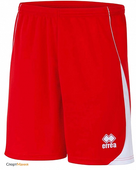D115000050 Шорты игровые Errea Hove Short красный, белый