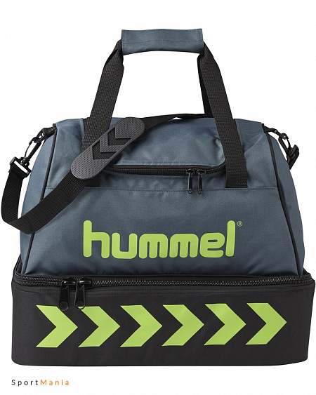 0-40-959-L-1616 Сумка Hummel Authentic Soccer Bag темно-зеленый, светло-зеленый, черный