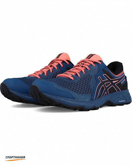 1012A191-400 Женские беговые кроссовки Asics Gel-Sonoma 4 G-TX темно-синий, розовый