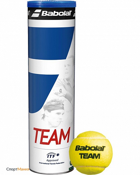 502035 Мячи для большого тенниса Babolat Team 4B желтый