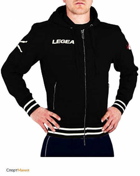 M1077-0010 Толстовка на молнии Legea Felpa Festa черный