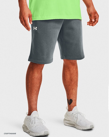 1363932-012 Шорты Under Armour Rival Cotton Shorts серый, белый