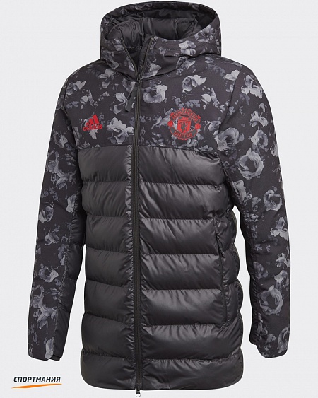 DX9066 Утепленная куртка Adidas Manchester United Padded серый, черный
