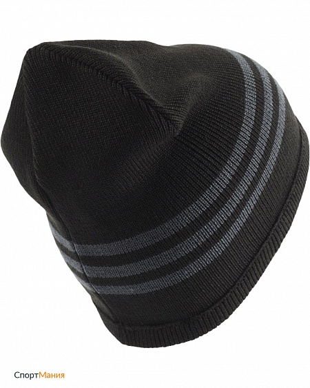 BQ1662 Шапка Adidas Tiro 15 Beanie черный, темно-серый