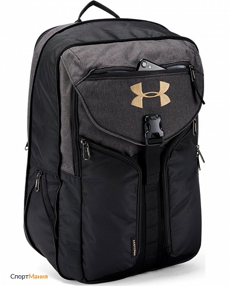 1306059-002 Рюкзак-слинг Under Armour Compel Sling 2.0 черный, серый, золотой