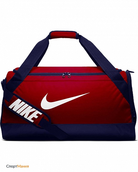 BA5334-658 Сумка Nike Brasilia Meduim красный, синий