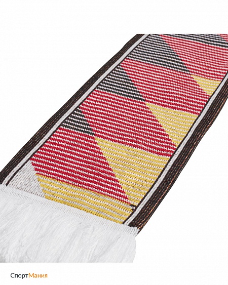 CF5182 Шарф Adidas Germany Scarf белый, черный, красный