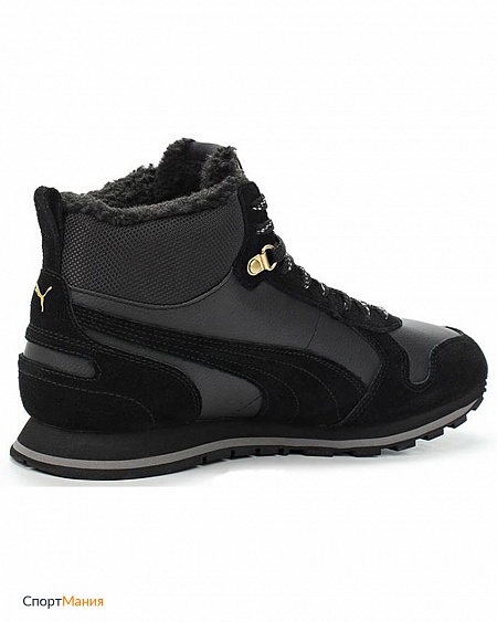 36510201 Ботинки Puma ST Runner Mid Fur черный, серый