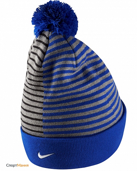 AO8590-480 Шапка Nike Beanie Inter Milan FC синий, серый