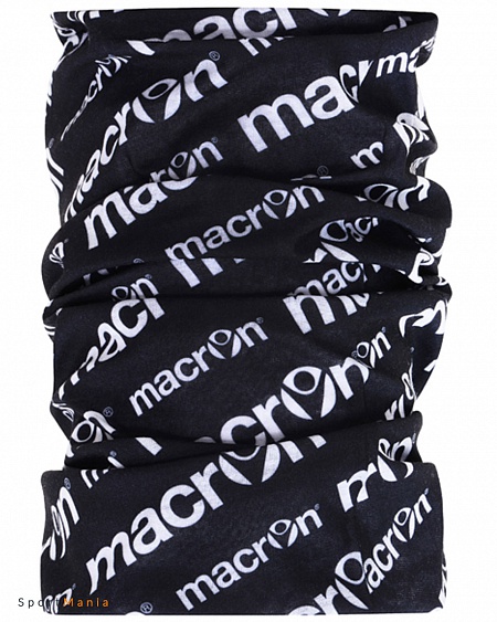 9651 Шарф Macron Auke черный, белый