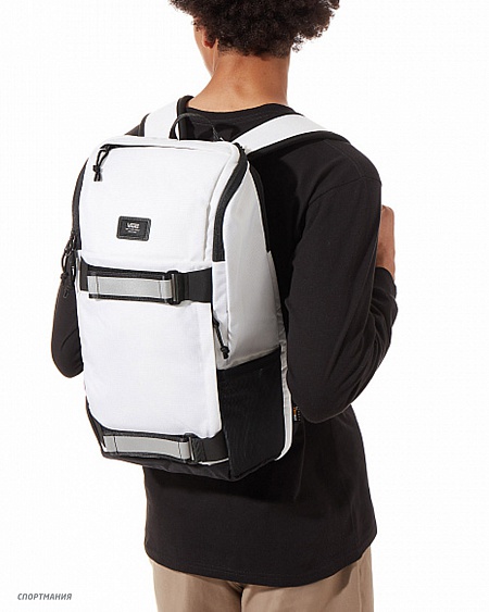 VA3I69WHT Рюкзак Vans MN Obstacle Scatepack белый, черный