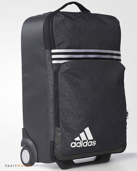 AI3820 Сумка-чемодан Adidas Team Travel Trolley черный, серый
