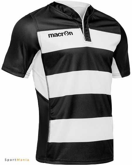 60060901 Футболка Macron Idmon черный, белый