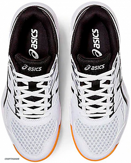 1074A027-100 Кроссовки волейбольные детские Asics Upcourt 4 GS белый, черный