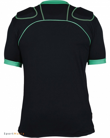 85513206 Защита плеч регбийная Gilbert Atomic V2 черный, зеленый