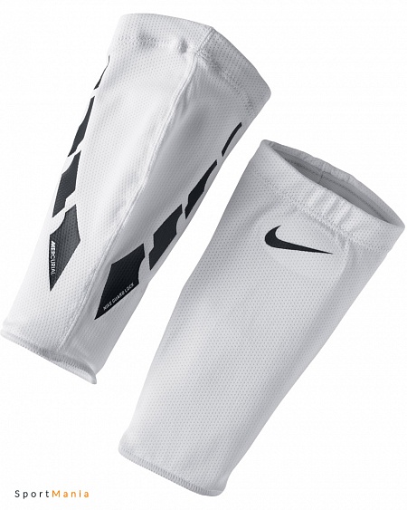 SE0173-103 Чулок для щитков Nike Guard Lock Elite Sleeve белый, черный