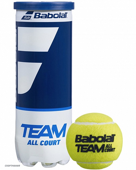 501083 Мяч теннисный Babolat Team All Court ITF желтый